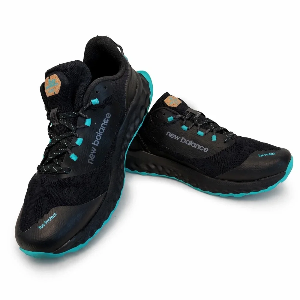 New Balance Fresh Foam Garoe Men Trail Running Shoes Black Teal 4E Wide MTGAROJ1 - Picture 1 of 8